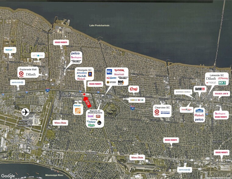 88358855 Veterans Memorial Blvd, Metairie, LA 70003 Retail for Lease