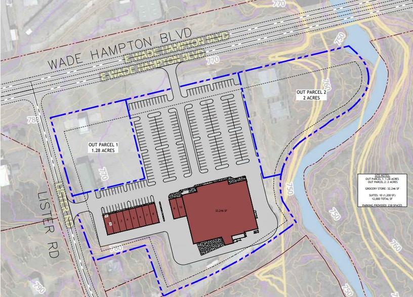13413-13463 E Wade Hampton Blvd, Greer, SC for lease - Building Photo - Image 2 of 3