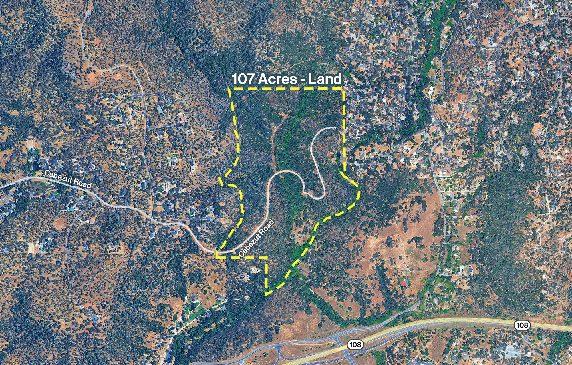 Cabezut Rd, Sonora, CA for sale Aerial- Image 1 of 11