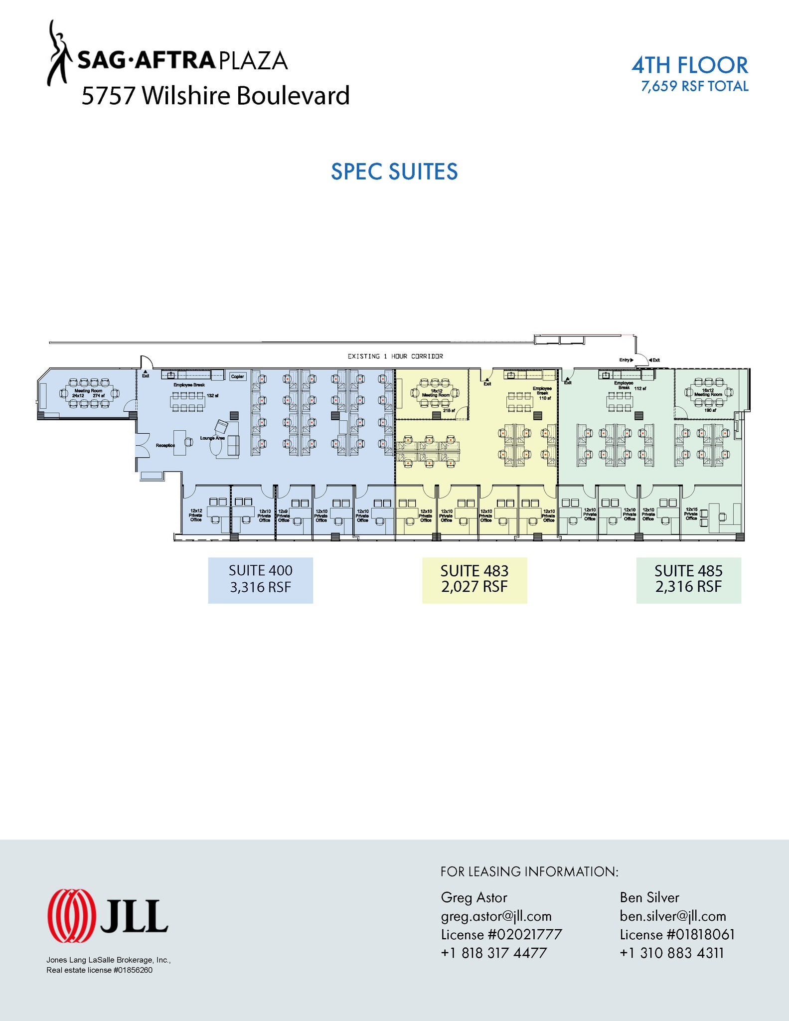 5757 Wilshire Blvd, Los Angeles, CA for lease Floor Plan- Image 1 of 1