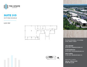 300 Tri State International, Lincolnshire, IL for lease Floor Plan- Image 1 of 12