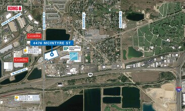 4476 McIntyre St, Golden, CO - AERIAL  map view