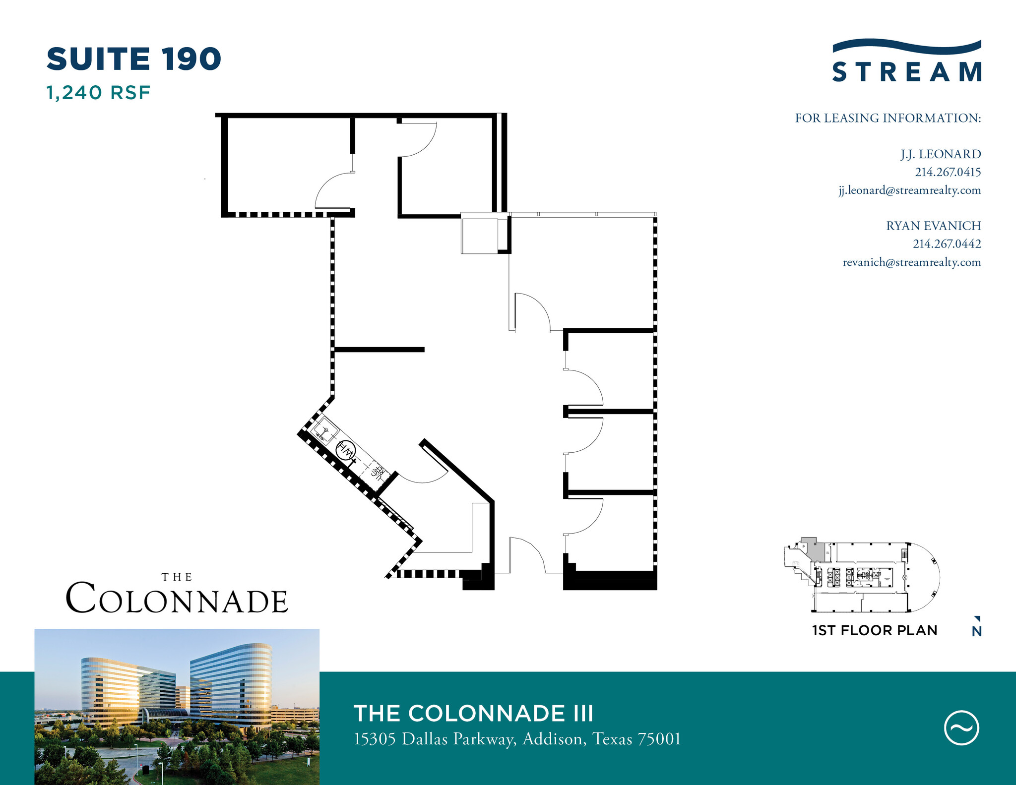 15301 N Dallas Pky, Addison, TX for lease Floor Plan- Image 1 of 2