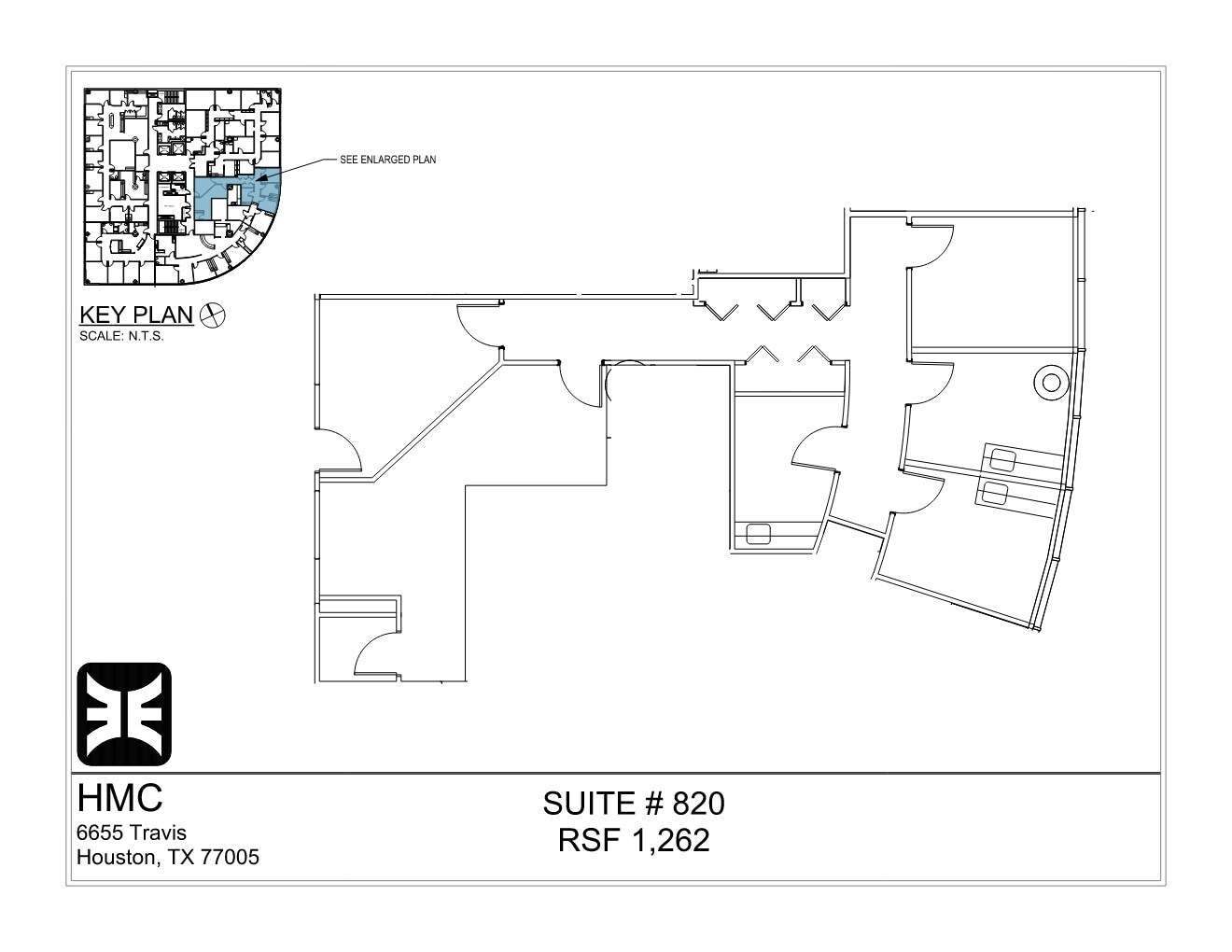 6655 Travis St, Houston, TX for lease Floor Plan- Image 1 of 1