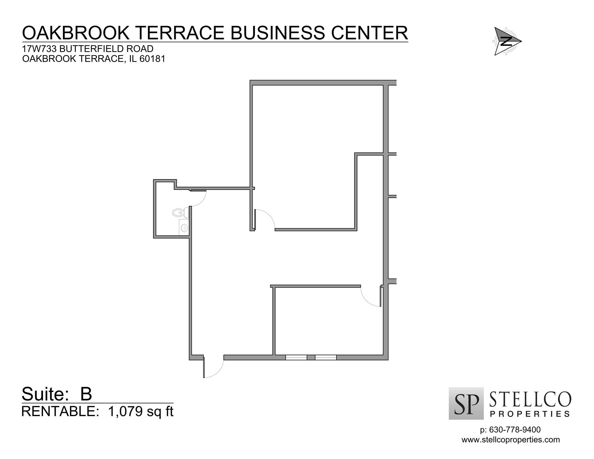 17W695-17W745 Butterfield Rd, Oakbrook Terrace, IL for lease Site Plan- Image 1 of 1