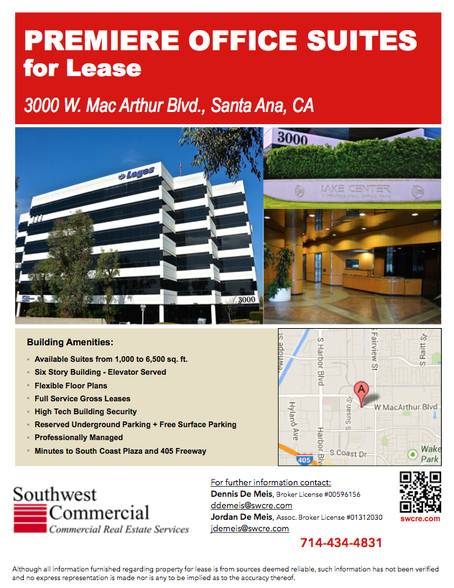 3000 W MacArthur Blvd, Santa Ana, CA for lease - Building Photo - Image 2 of 7