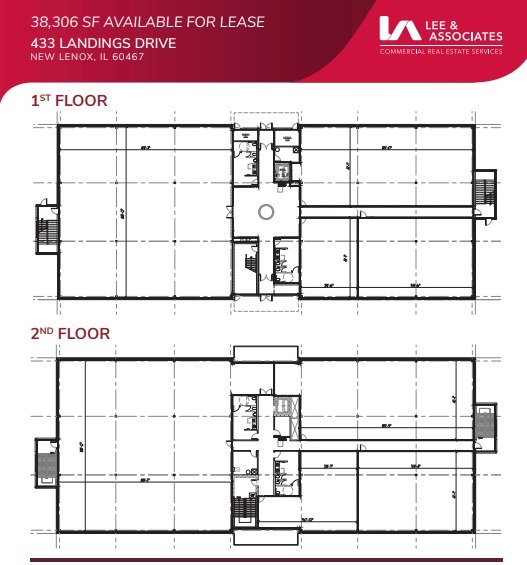 433 Landings Dr, New Lenox, IL for lease - Floor Plan - Image 2 of 2