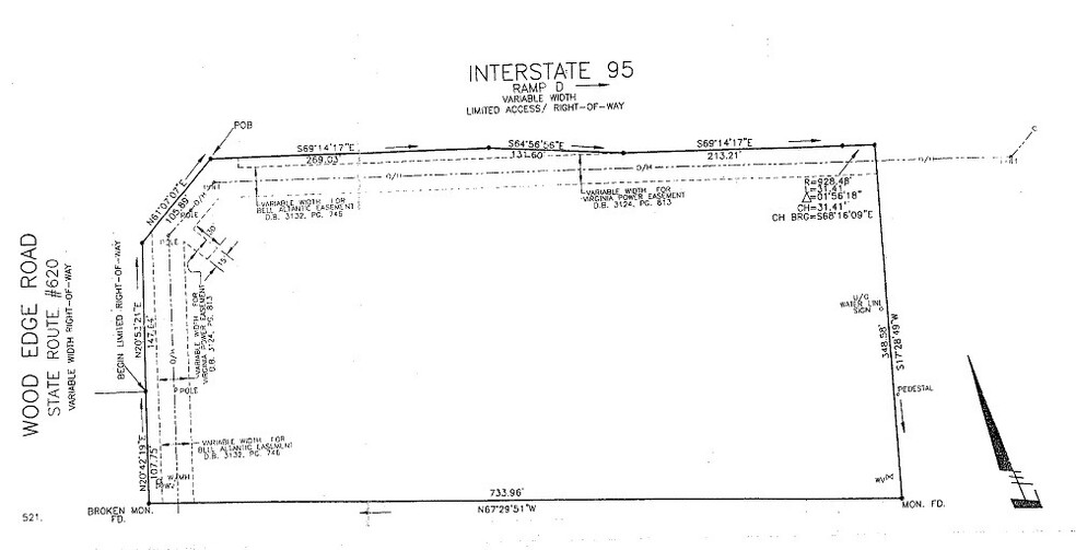 15701 Woods Edge Rd, South Chesterfield, VA for sale - Site Plan - Image 1 of 2