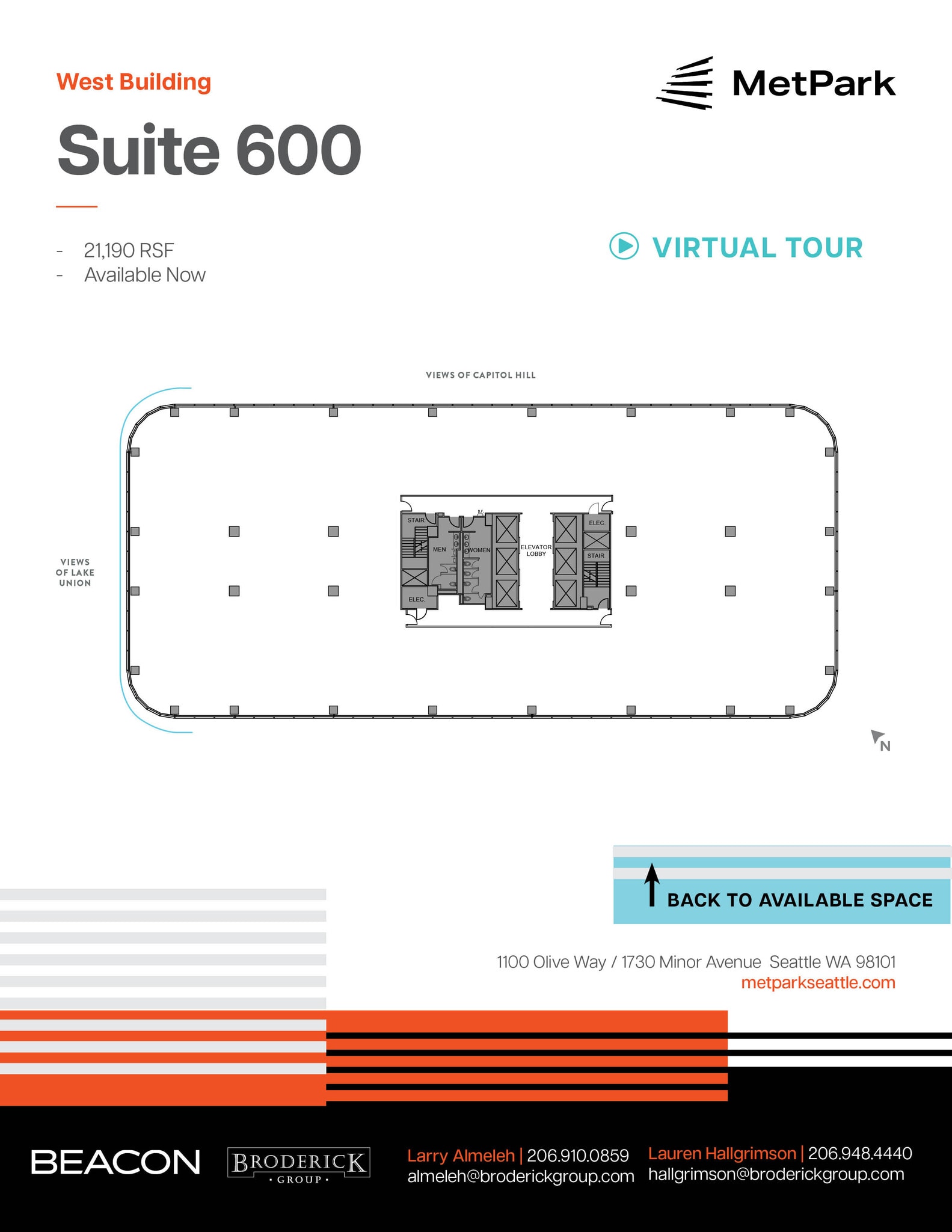 1100 Olive Way, Seattle, WA for lease Floor Plan- Image 1 of 1