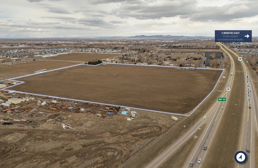 1025 W 7th S, Rexburg, ID for sale - Aerial - Image 2 of 5