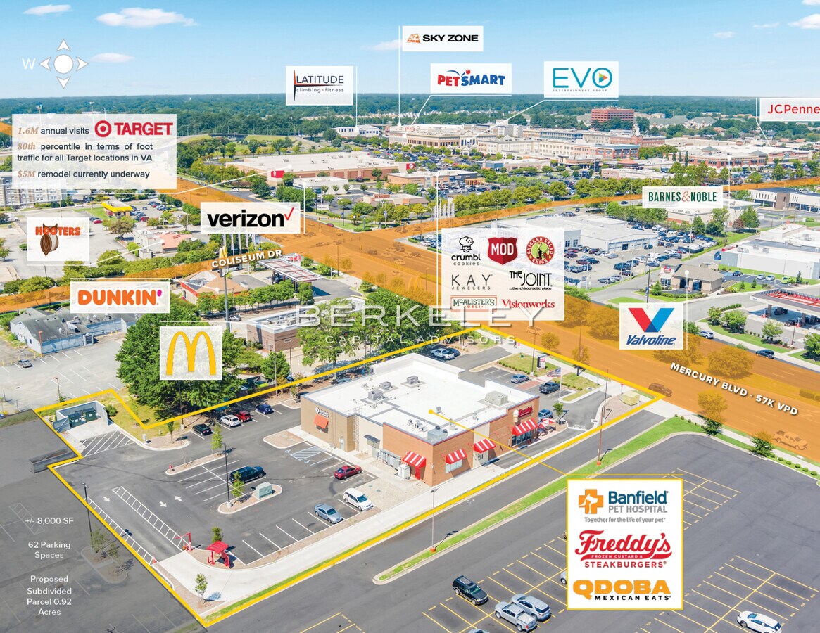 1123 W Mercury Blvd, Hampton, VA 23666 Shops on Mercury Blvd