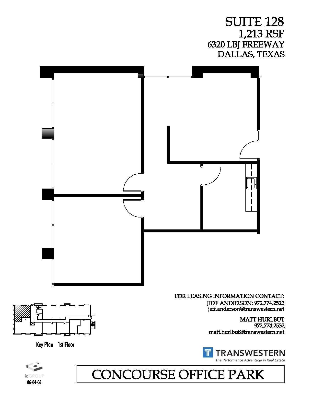 6350 LBJ Fwy, Dallas, TX for lease Floor Plan- Image 1 of 2