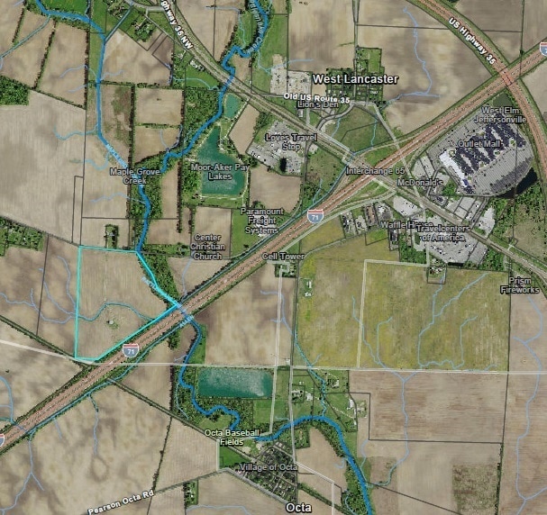 7409 Garringer Edgefield Rd, Jeffersonville, OH for sale Aerial- Image 1 of 2