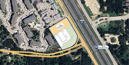 27595 IH 10 W, Boerne, TX - AERIAL  map view - Image1