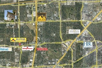 10925 Beechnut St, Houston, TX - AERIAL map view