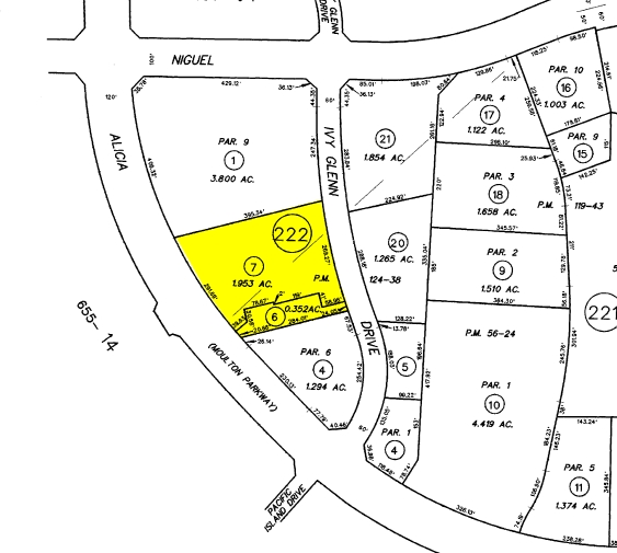 30011 Ivy Glenn Dr, Laguna Niguel, CA for lease - Plat Map - Image 2 of 12