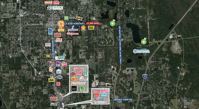 328-348 E New York Ave, Deland, FL - aerial  map view - Image1