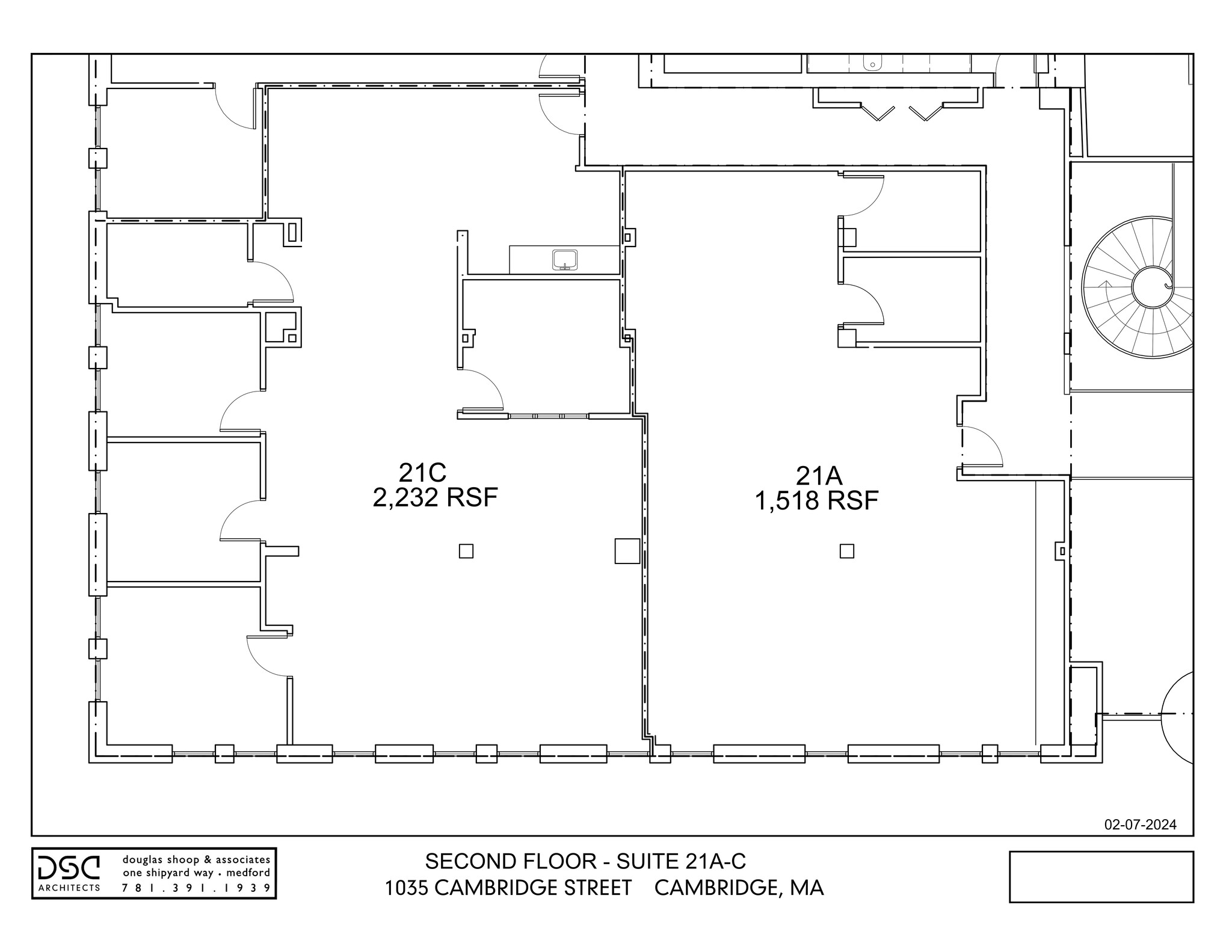 1035 Cambridge St, Cambridge, MA for lease Floor Plan- Image 1 of 5