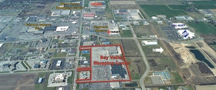 2268-2580 Tittabawassee Rd, Saginaw, MI - AERIAL  map view - Image1