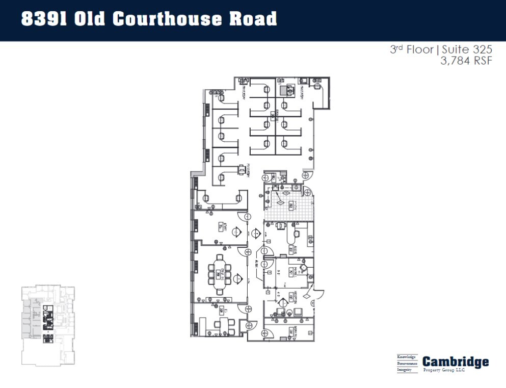 8391 Old Courthouse Rd, Vienna, VA for lease Floor Plan- Image 1 of 1