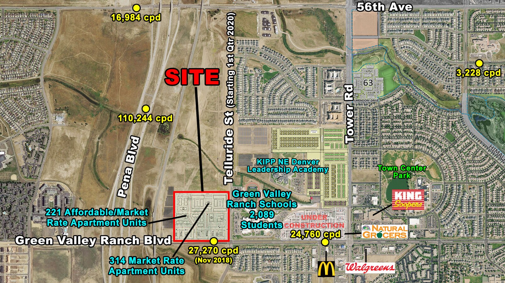 Green Valley Ranch Blvd Pena Blvd, Denver, CO 80239