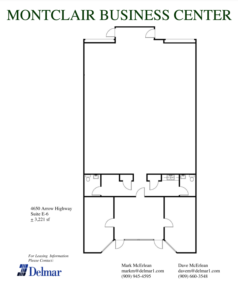 4650 Arrow Hwy, Montclair, CA for lease Floor Plan- Image 1 of 1