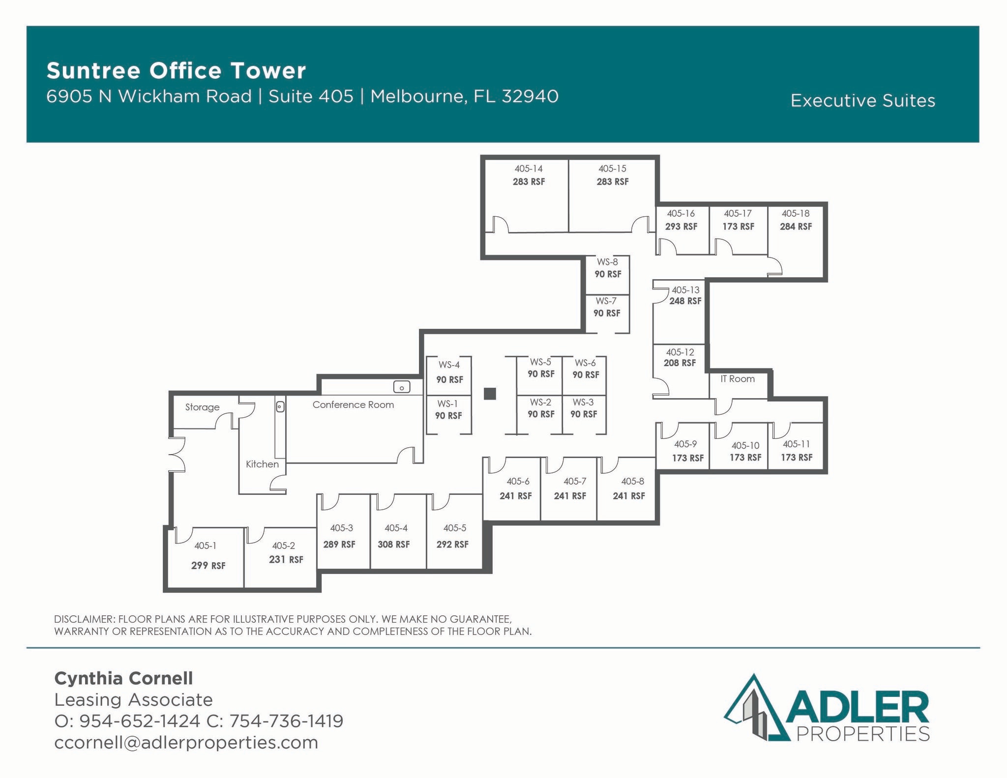 6905 N Wickham Rd, Melbourne, FL for lease Floor Plan- Image 1 of 1