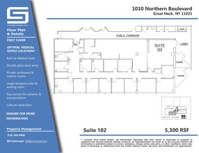 1010 Northern Blvd, Great Neck, NY for lease Floor Plan- Image 1 of 1