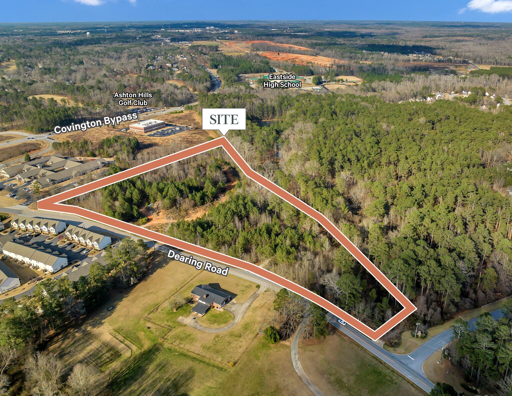 7701 S Dearing Rd, Covington, GA for sale Aerial- Image 1 of 1