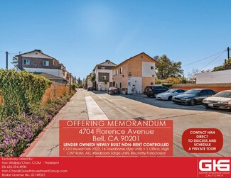 More details for 4704 Florence Ave, Bell, CA - Multifamily for Sale