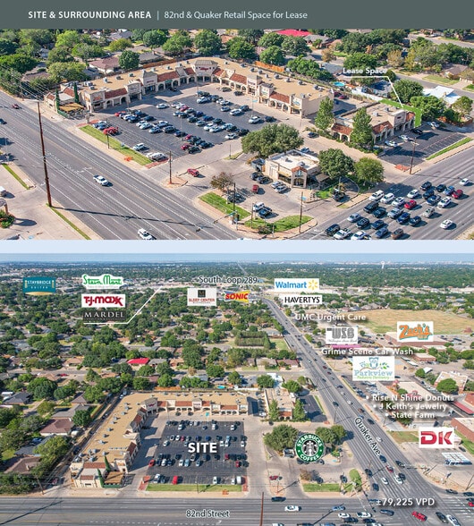 4414 82nd St, Lubbock, TX for lease - Aerial - Image 2 of 8