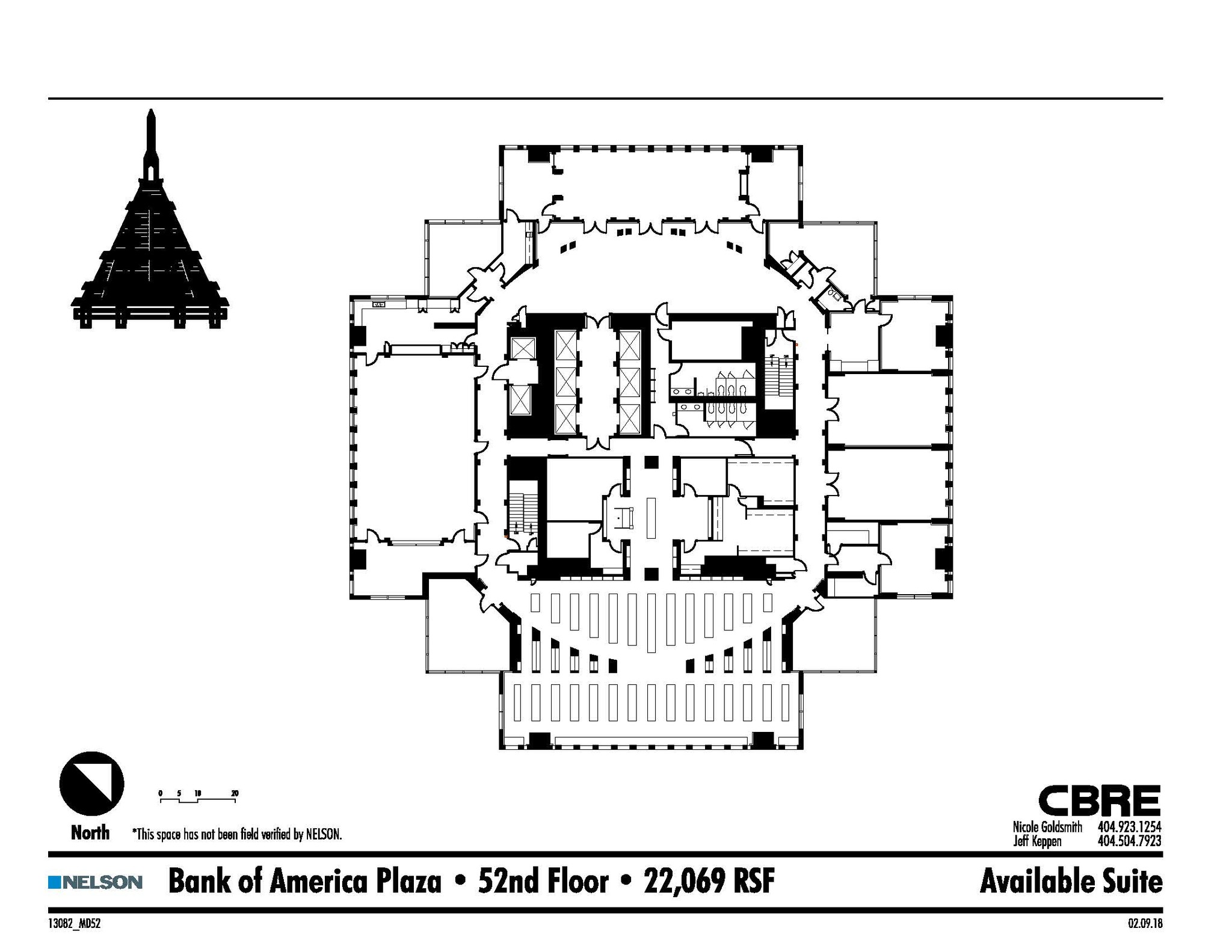 600 Peachtree St NE, Atlanta, GA for lease Floor Plan- Image 1 of 1