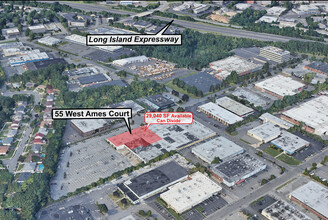 55 W Ames Ct, Plainview, NY - aerial  map view