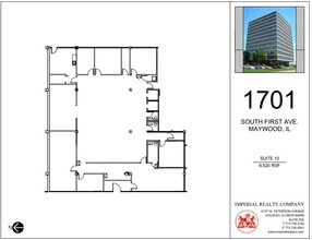 1701 S 1st Ave, Maywood, IL for lease Floor Plan- Image 2 of 4