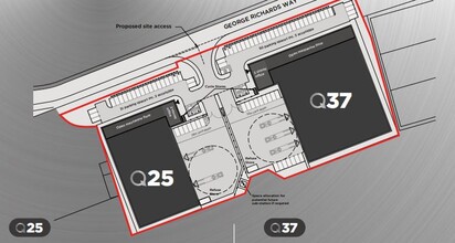 George Richards Way, Altrincham for lease Site Plan- Image 1 of 7