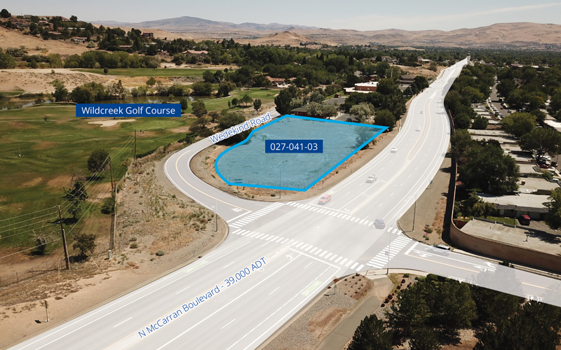 North McCarran Blvd. & Wedekind Rd, Sparks, NV for sale - Aerial - Image 3 of 8