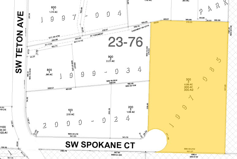 10235-10255 SW Spokane Ct, Tualatin, OR for lease Plat Map- Image 1 of 2