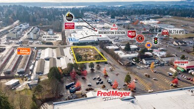 1800 NE Riddell Rd NE, Bremerton, WA - AERIAL  map view