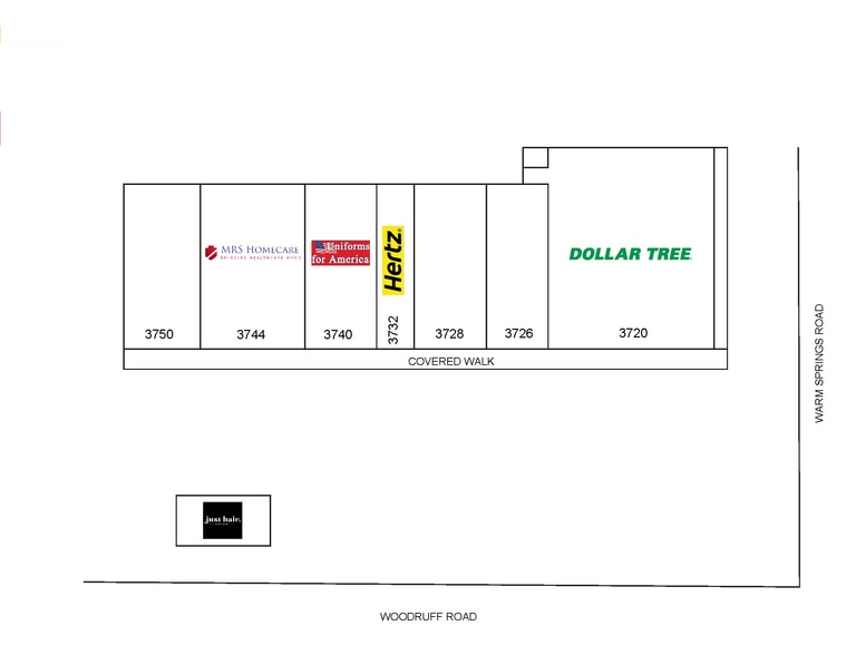 3744 Woodruff Rd, Columbus, GA for lease - Building Photo - Image 3 of 3
