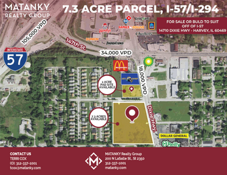 More details for 14800 Dixie Hwy, Harvey, IL - Land for Sale