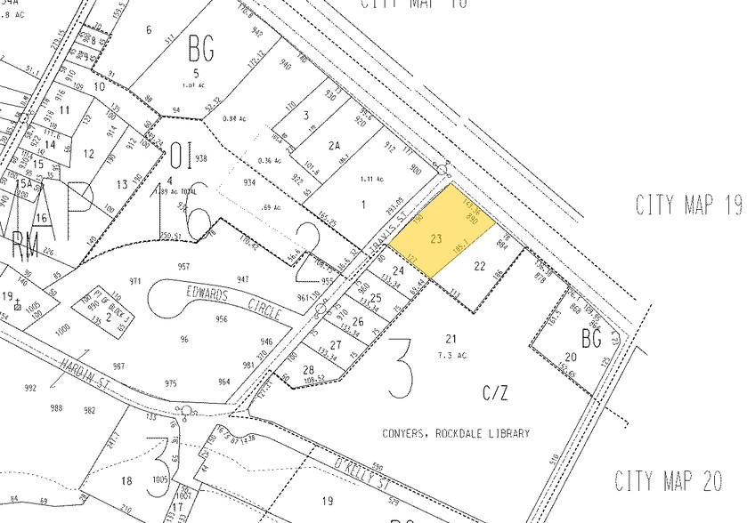 890 Green St SW, Conyers, GA for sale - Plat Map - Image 2 of 40