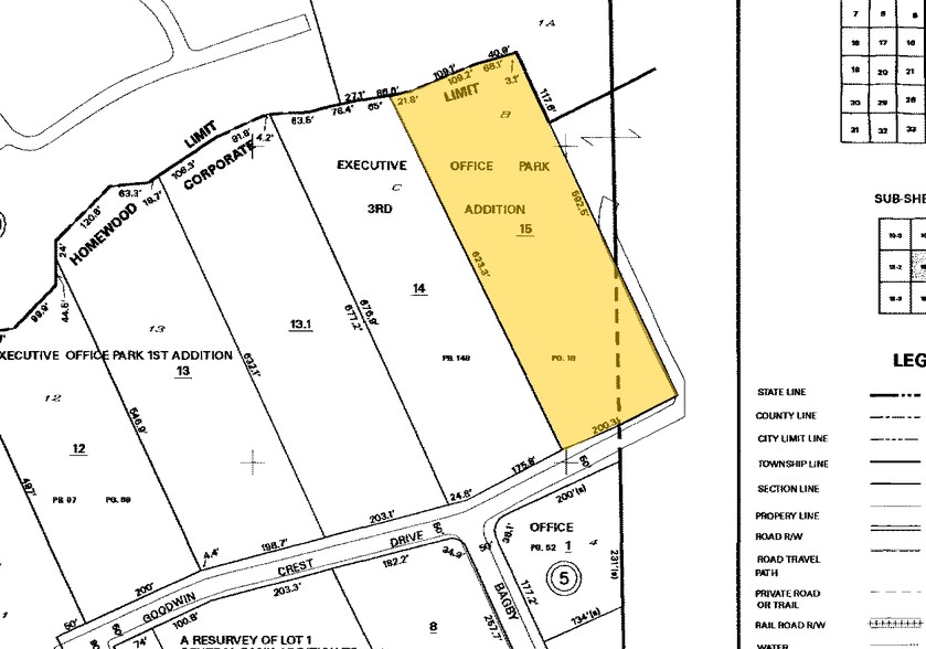 304 Goodwin Crest Dr, Birmingham, AL for sale - Plat Map - Image 3 of 3