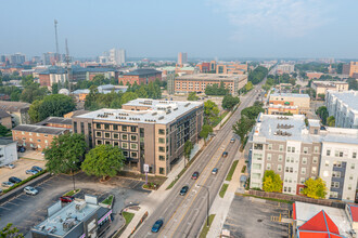 1007 W University Ave, Urbana, IL - aerial  map view