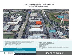 1480 Drew Ave, Davis, CA for lease Site Plan- Image 1 of 9