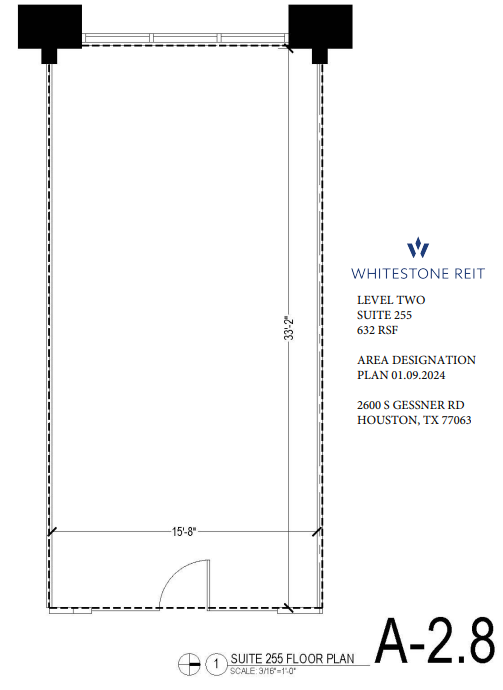 2600 S Gessner Rd, Houston, TX for lease Floor Plan- Image 1 of 1