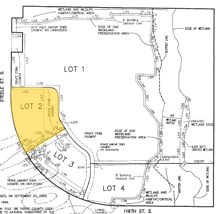 11401 Steele St S, Tacoma, WA for lease - Plat Map - Image 2 of 4