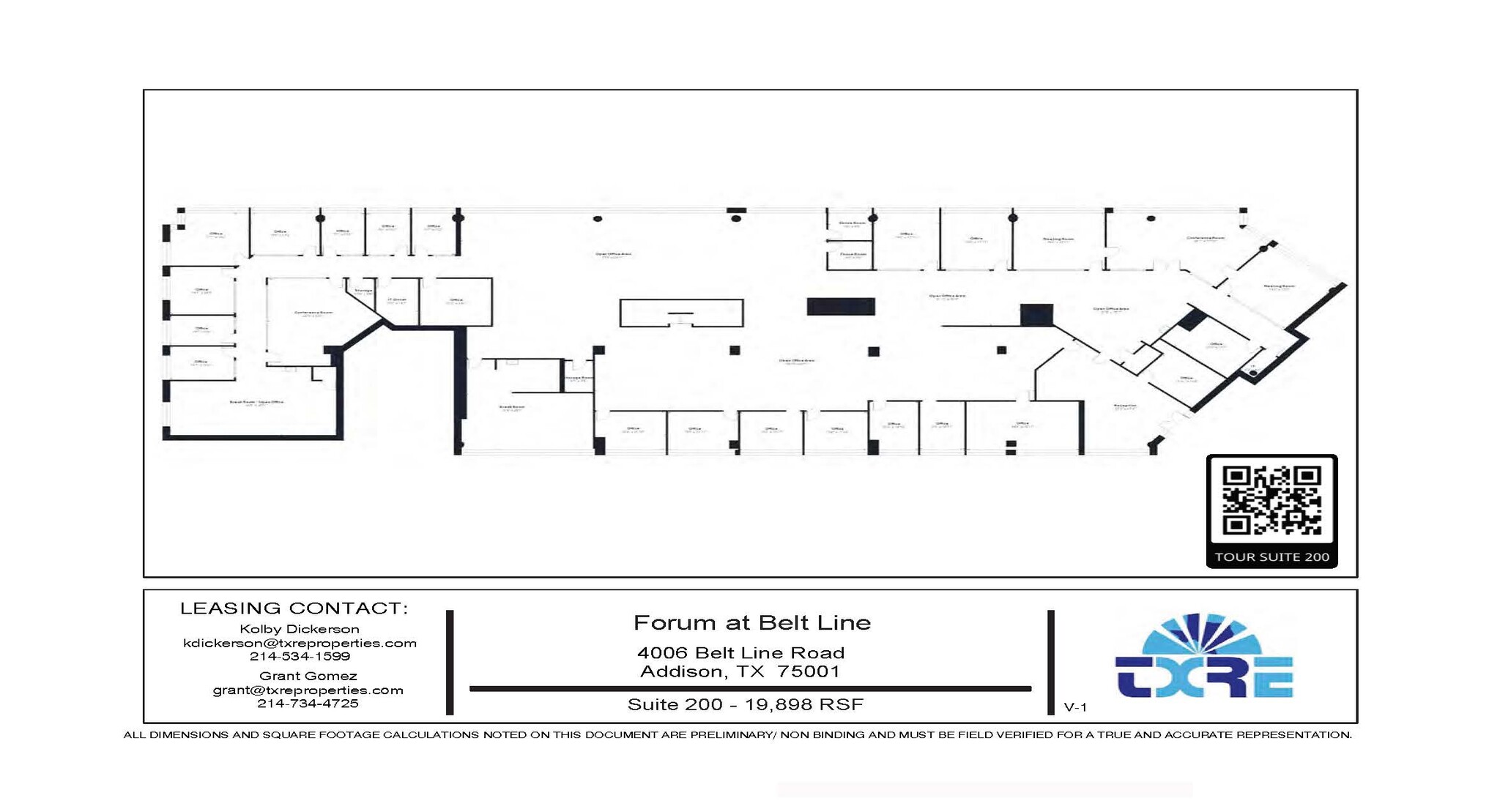 4004 Belt Line Rd, Addison, TX for lease Floor Plan- Image 1 of 1