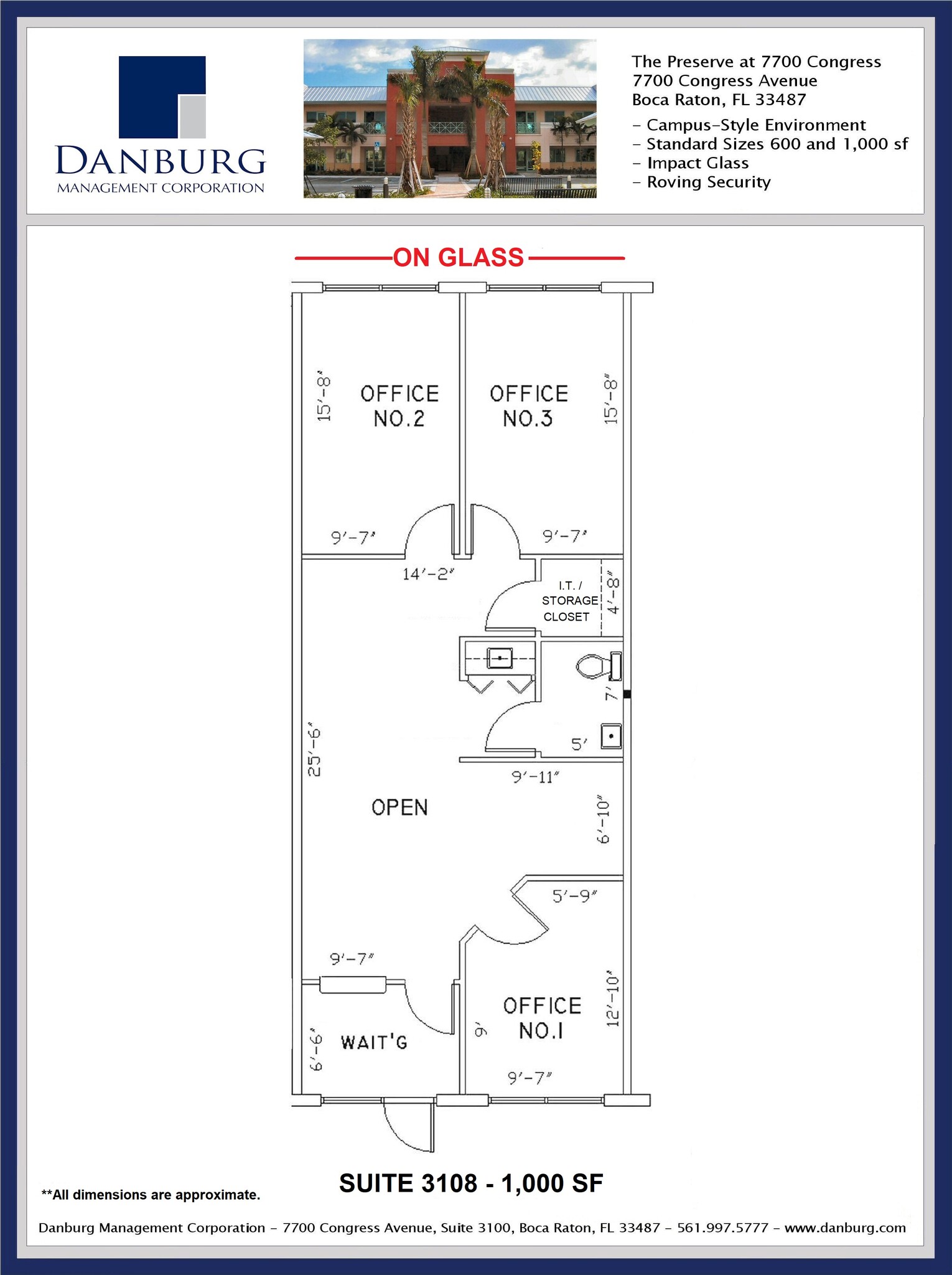 7700 Congress Ave, Boca Raton, FL for lease Floor Plan- Image 1 of 1