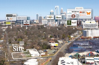 308 W Worthington Ave, Charlotte, NC - aerial  map view - Image1