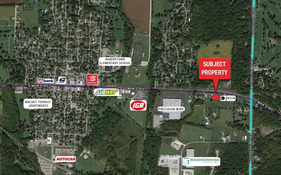 611 E Main St, Hagerstown, IN for sale - Aerial - Image 1 of 1